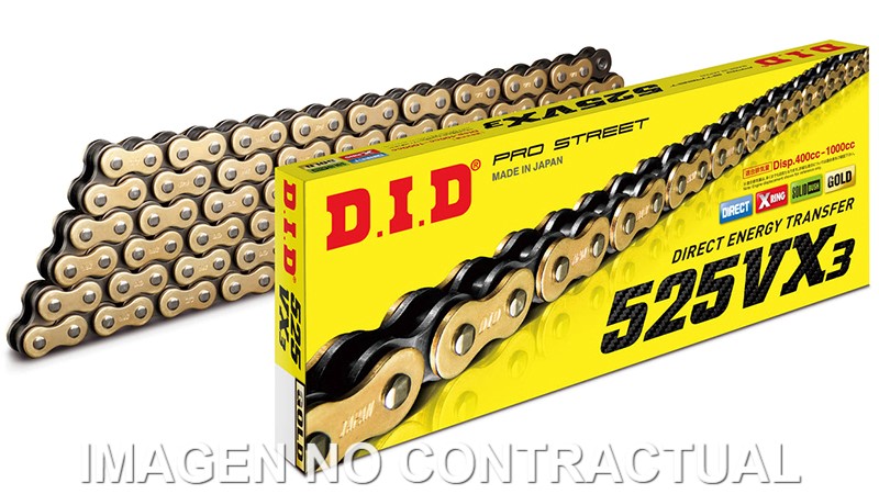 [28841107Z] Cadena DID 525 VX3 (G&B) x 110 R