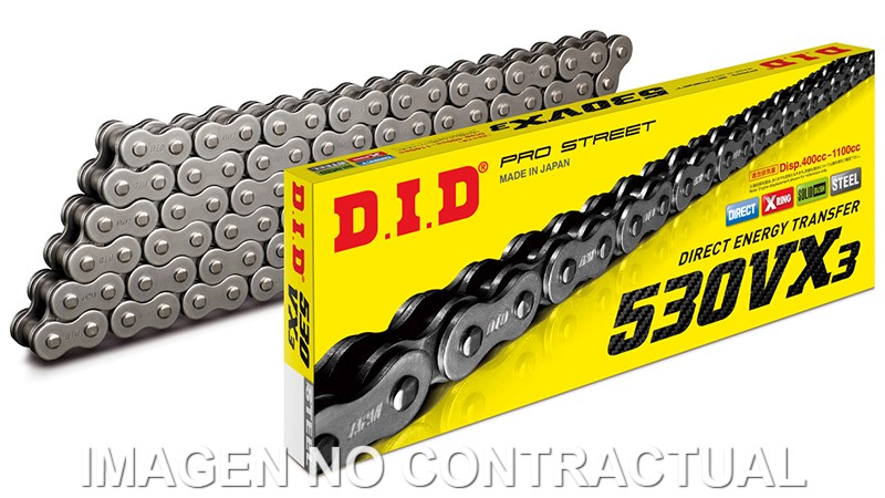 [28851147Z] Cadena DID 530 VX3 (G&B) x 114 R