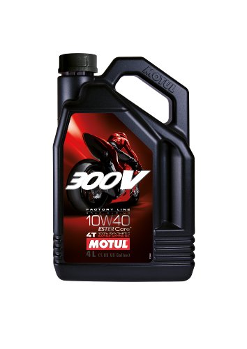 Aceite para moto Motul 300V Factory Line Road Racing 10W40 4 Litros