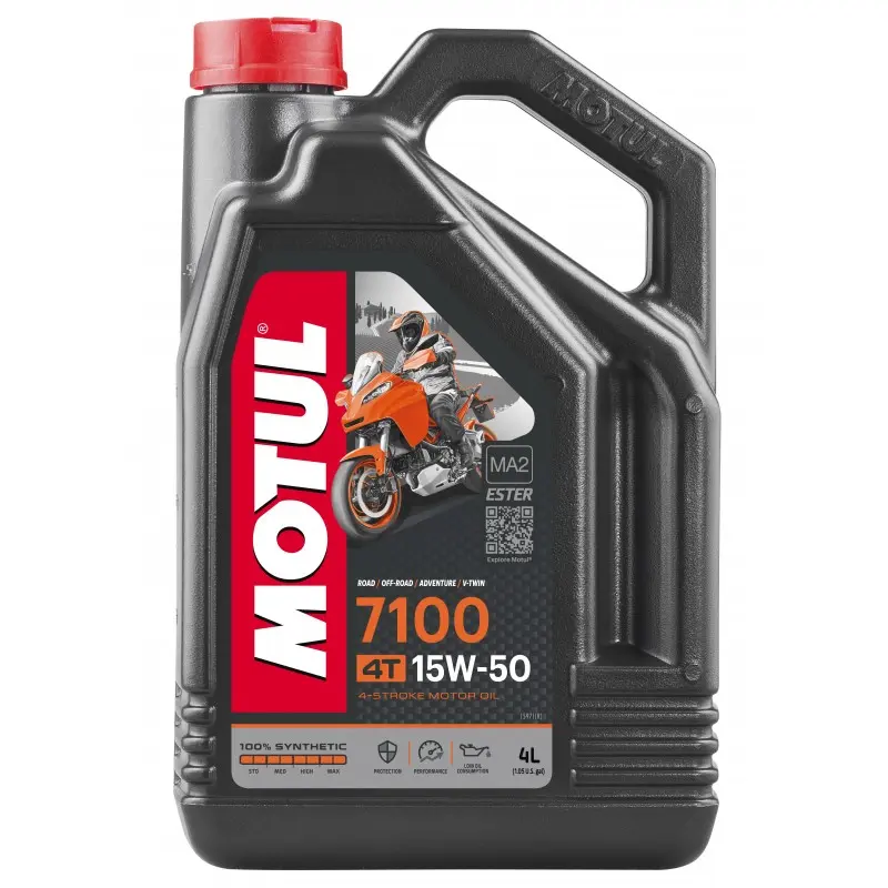 Aceite Motul 7100 15W50 4 Tiempos Sintético 4 Litros