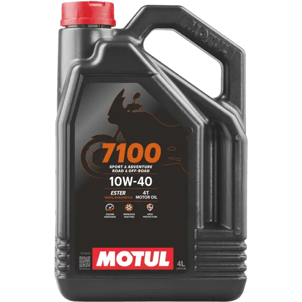 Aceite de moto Motul 7100 10W40 4T – Envase 4 Litros