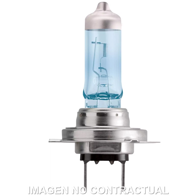 LAMPARA PHILIPS HALOGENA H7 WHITEVISION ULTRA MOTO