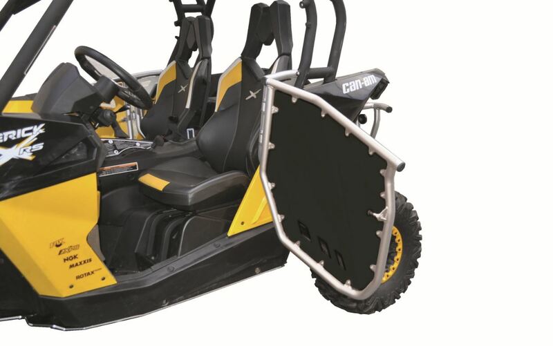 ART Aluminium SSV side panels set - Black Can-Am Maverick 1000