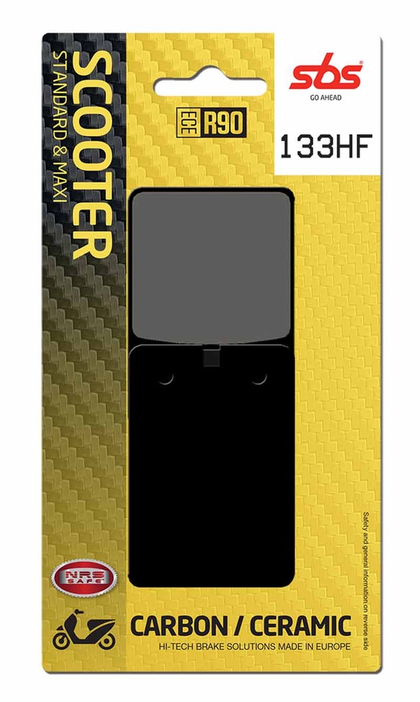 [P133HF] Pastilla de freno SBS P133-HF