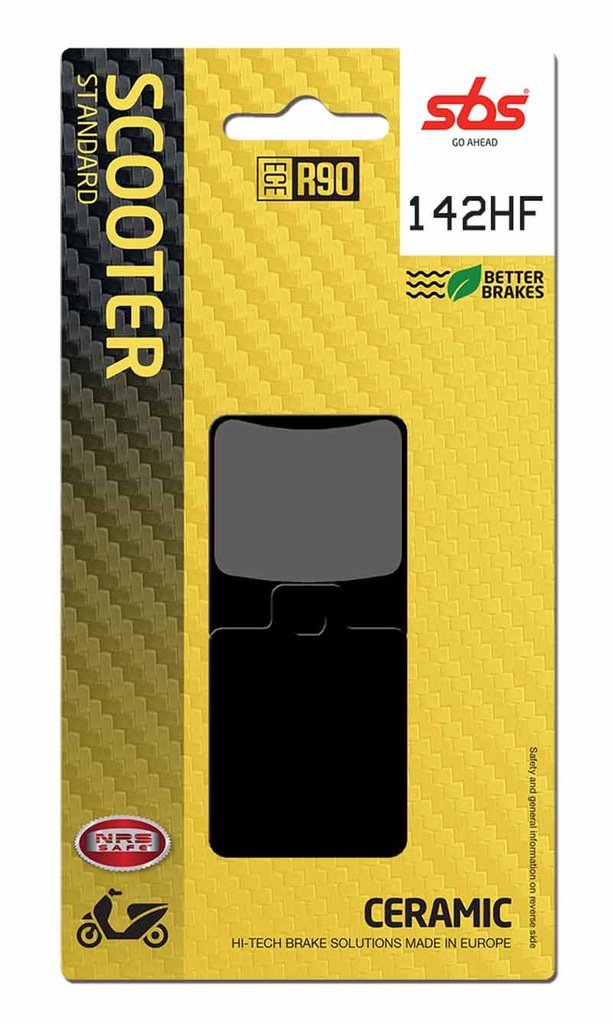 [P142HF] Pastilla de freno SBS P142-HF