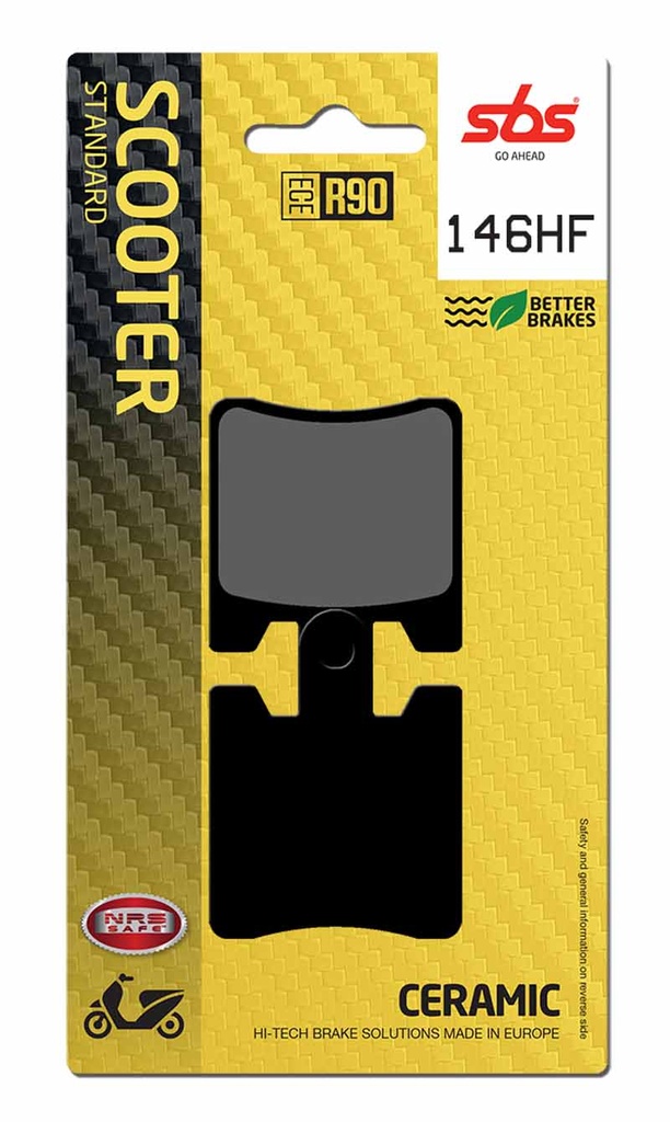 [P146HF] Pastilla de freno SBS P146-HF