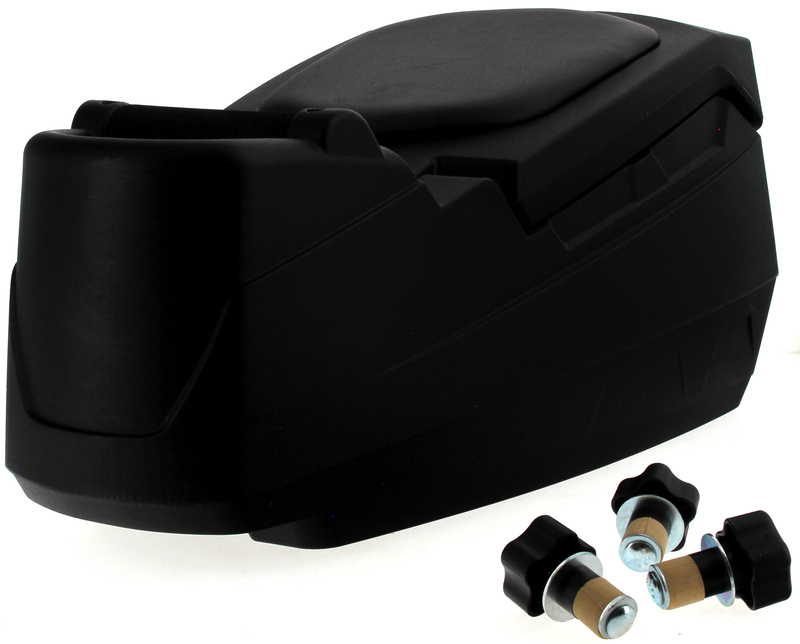 ART Twin Rear Cargo Box Solid Black 2x48L