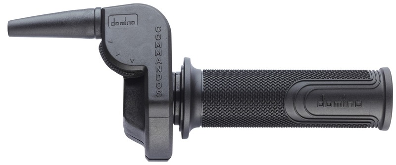 Acelerador con puño DOMINO negro