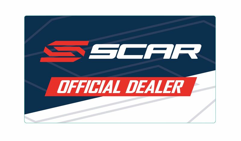 Adhesivo de distribuidor oficial SCAR