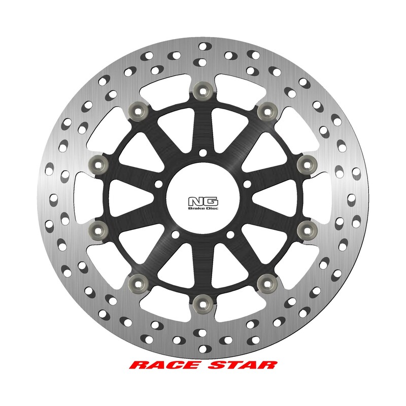 [1845ZG] Disco de freno NG BRAKES Race Star redondo flotante