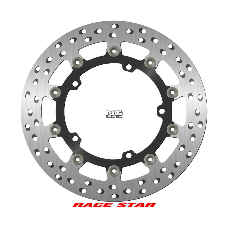 [1708ZG] Disco de freno NG BRAKES Race Star redondo flotante