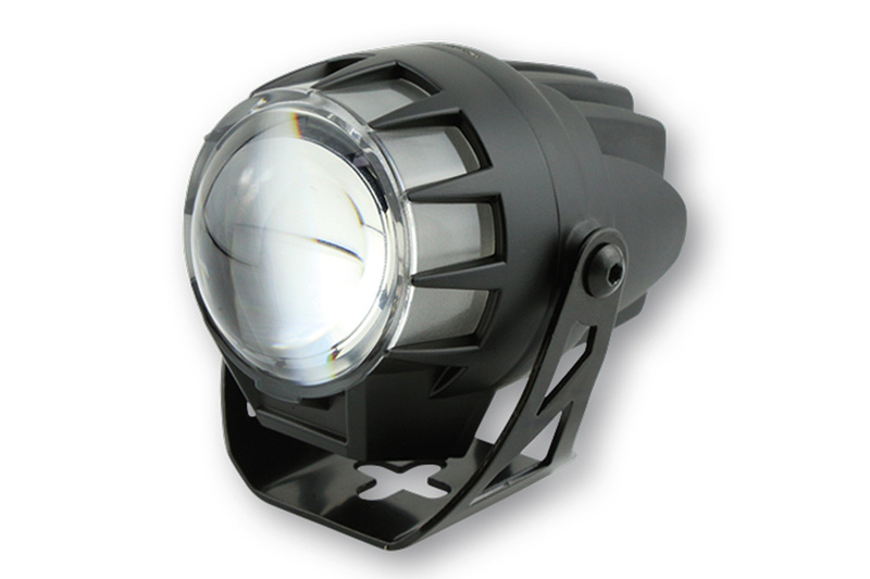 [223-454] Faro delantero LED HIGHSIDER pro Dual-Stream - 45 mm - negro - 1 pieza