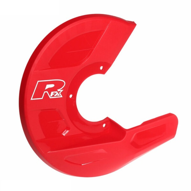 Protector de disco y pinza RFX Pro (rojo) Universal para adaptarse a los soportes de protector de disco RFX