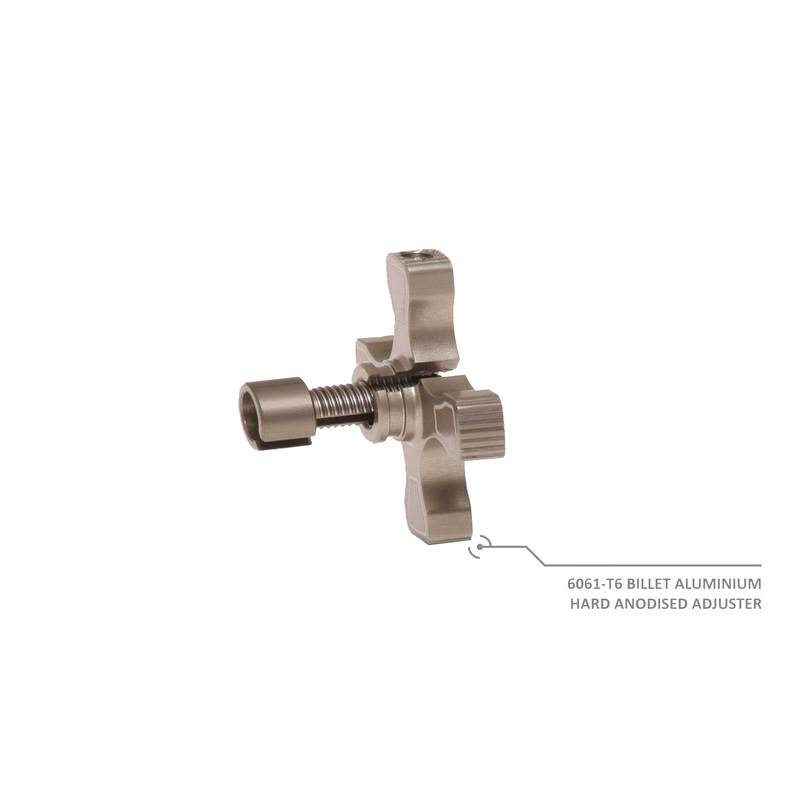 Ajustador rápido y tornillo de recambio del conjunto de embrague RFX Pro (anodizado duro)